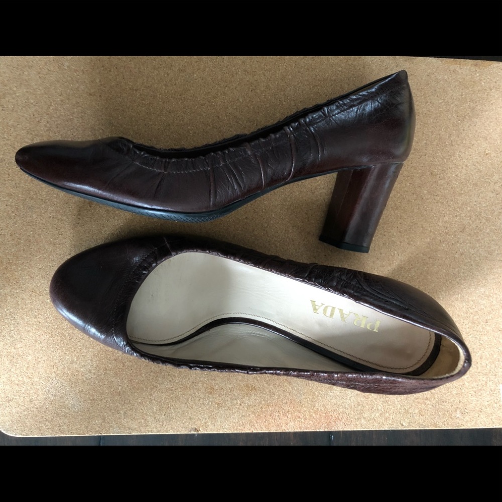 Prada Leather Pumps